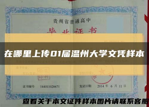 在哪里上传01届温州大学文凭样本缩略图