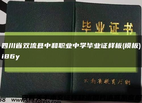 四川省双流县中和职业中学毕业证样板(模板)i86y缩略图