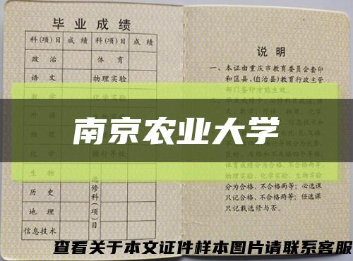 南京农业大学缩略图