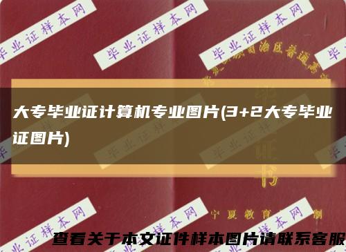 大专毕业证计算机专业图片(3+2大专毕业证图片)缩略图
