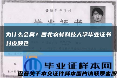 为什么会臭？西北农林科技大学毕业证书封皮颜色缩略图