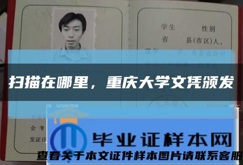 扫描在哪里，重庆大学文凭颁发缩略图