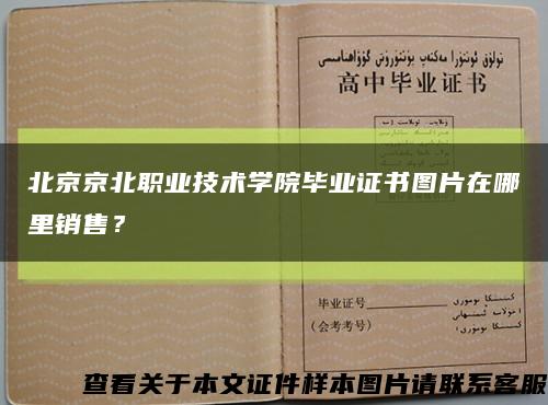 北京京北职业技术学院毕业证书图片在哪里销售？缩略图