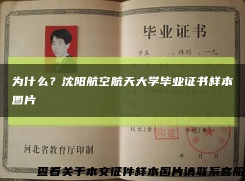为什么？沈阳航空航天大学毕业证书样本图片缩略图