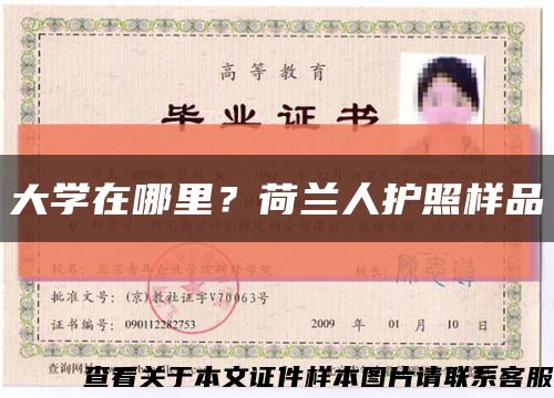 大学在哪里？荷兰人护照样品缩略图