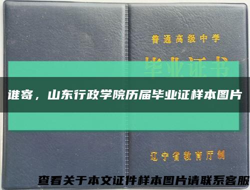 谁寄，山东行政学院历届毕业证样本图片缩略图
