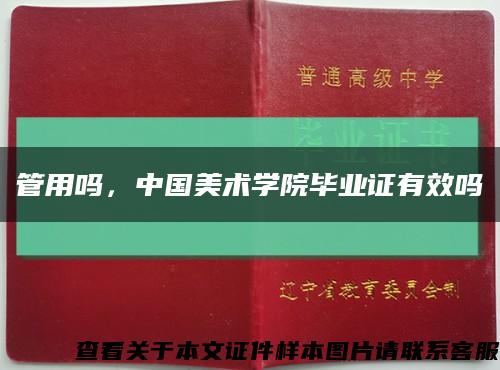 管用吗，中国美术学院毕业证有效吗缩略图