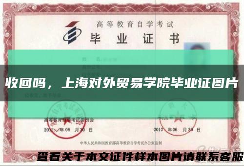 收回吗，上海对外贸易学院毕业证图片缩略图