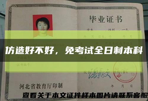 仿造好不好，免考试全日制本科缩略图