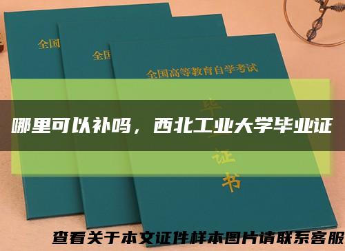 哪里可以补吗，西北工业大学毕业证缩略图