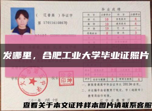 发哪里，合肥工业大学毕业证照片缩略图