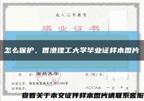 怎么保护，香港理工大学毕业证样本图片缩略图