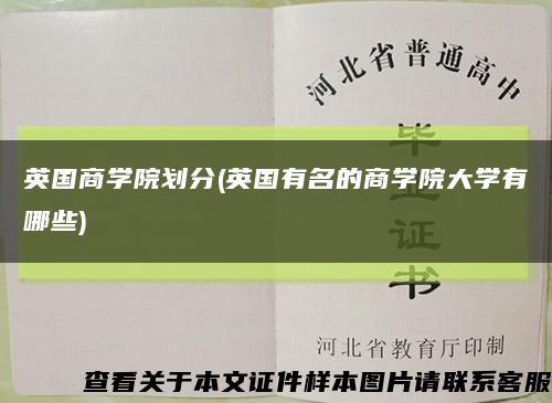 英国商学院划分(英国有名的商学院大学有哪些)缩略图