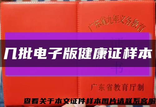 几批电子版健康证样本缩略图