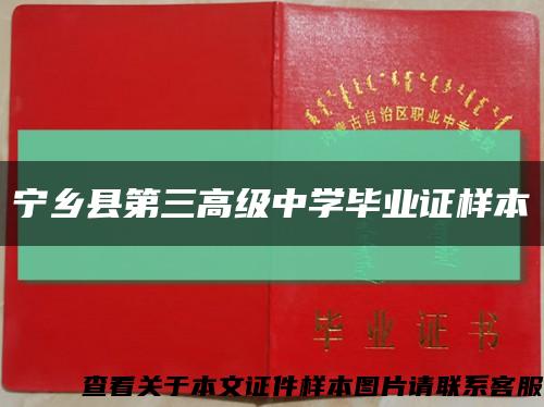 宁乡县第三高级中学毕业证样本缩略图