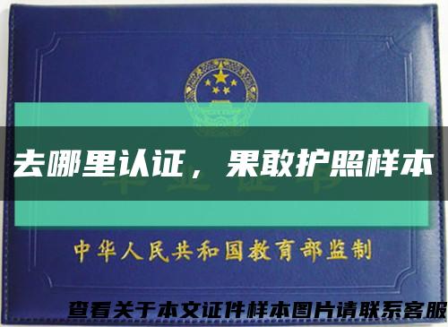 去哪里认证，果敢护照样本缩略图