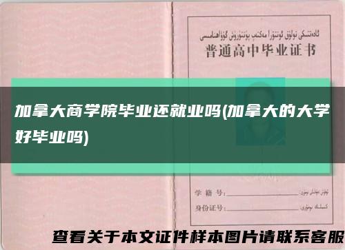 加拿大商学院毕业还就业吗(加拿大的大学好毕业吗)缩略图