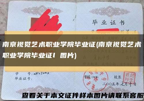 南京视觉艺术职业学院毕业证(南京视觉艺术职业学院毕业证l 图片)缩略图