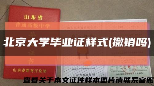 北京大学毕业证样式(撤销吗)缩略图
