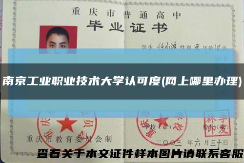 南京工业职业技术大学认可度(网上哪里办理)缩略图