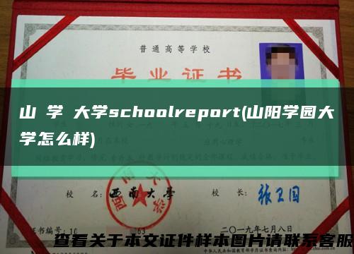山陽学園大学schoolreport(山阳学园大学怎么样)缩略图