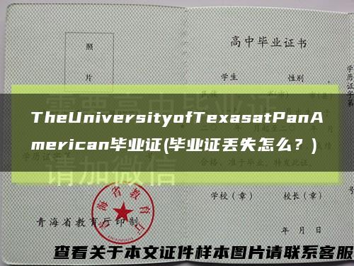 TheUniversityofTexasatPanAmerican毕业证(毕业证丢失怎么？)缩略图