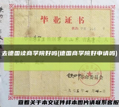 去德国读商学院好吗(德国商学院好申请吗)缩略图