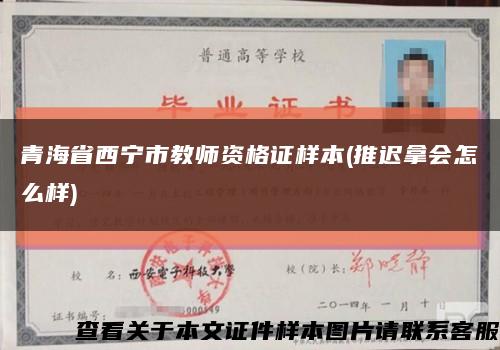 青海省西宁市教师资格证样本(推迟拿会怎么样)缩略图