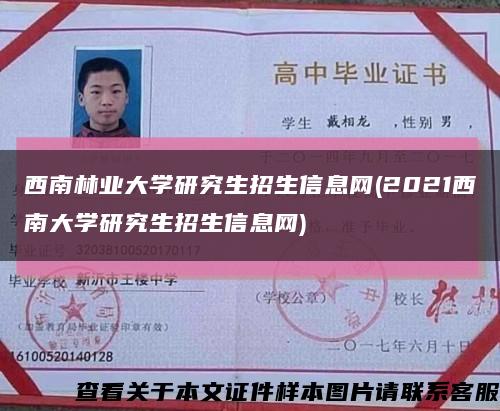 西南林业大学研究生招生信息网(2021西南大学研究生招生信息网)缩略图