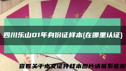 四川乐山01年身份证样本(在哪里认证)缩略图