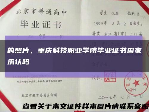 的照片，重庆科技职业学院毕业证书国家承认吗缩略图