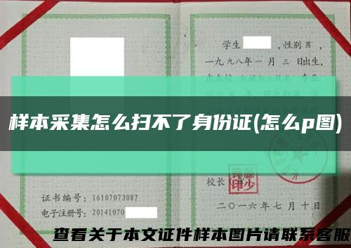 样本采集怎么扫不了身份证(怎么p图)缩略图