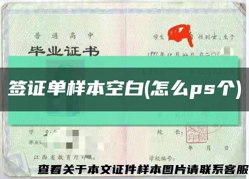 签证单样本空白(怎么ps个)缩略图