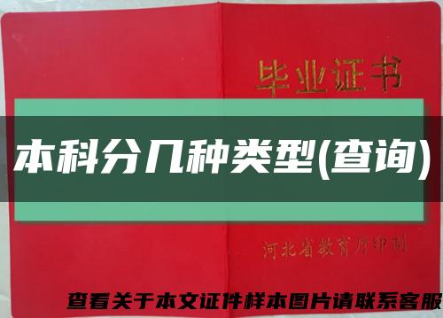 本科分几种类型(查询)缩略图