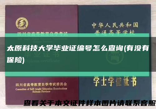 太原科技大学毕业证编号怎么查询(有没有保险)缩略图