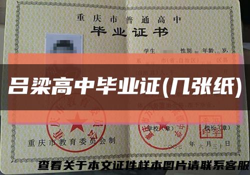 吕梁高中毕业证(几张纸)缩略图