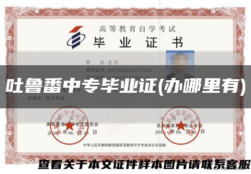 吐鲁番中专毕业证(办哪里有)缩略图