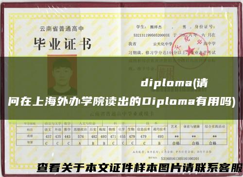 Рязанскийгосударственныйрадиотехническийуниверситетdiploma(请问在上海外办学院读出的Diploma有用吗)缩略图