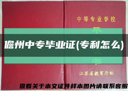儋州中专毕业证(专利怎么)缩略图