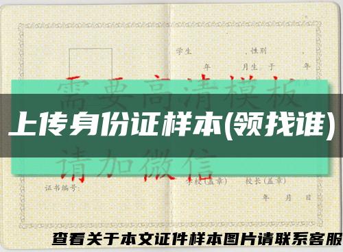 上传身份证样本(领找谁)缩略图