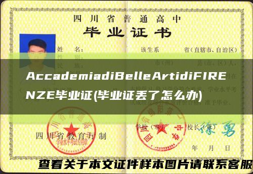 AccademiadiBelleArtidiFIRENZE毕业证(毕业证丢了怎么办)缩略图