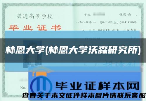 林恩大学(林恩大学沃森研究所)缩略图
