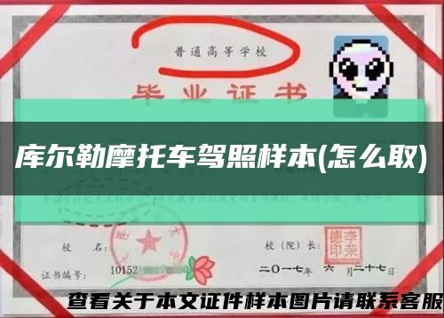 库尔勒摩托车驾照样本(怎么取)缩略图