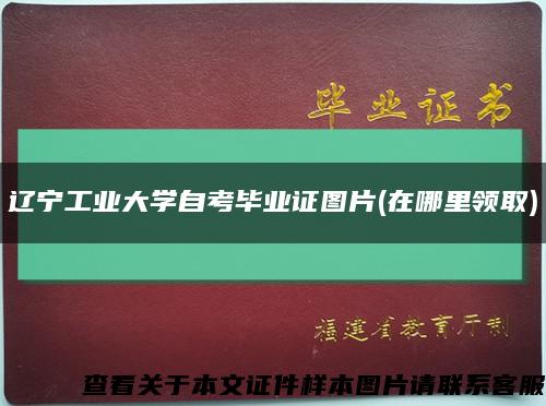 辽宁工业大学自考毕业证图片(在哪里领取)缩略图