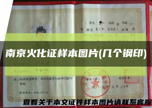 南京火化证样本图片(几个钢印)缩略图