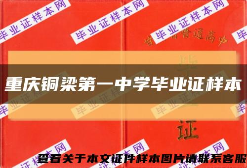 重庆铜梁第一中学毕业证样本缩略图