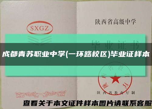 成都青苏职业中学(一环路校区)毕业证样本缩略图