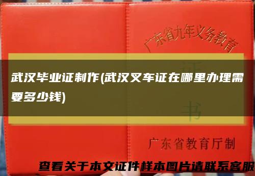 武汉毕业证制作(武汉叉车证在哪里办理需要多少钱)缩略图