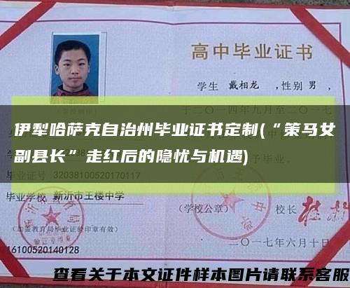 伊犁哈萨克自治州毕业证书定制(“策马女副县长”走红后的隐忧与机遇)缩略图