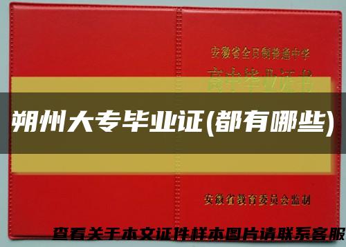 朔州大专毕业证(都有哪些)缩略图